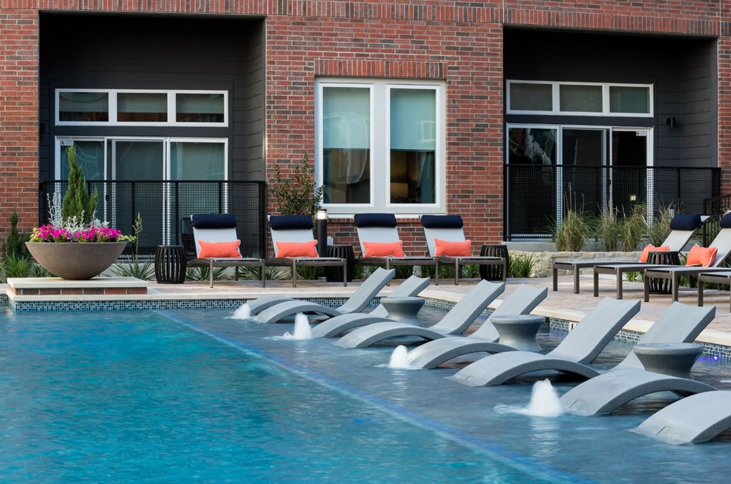 Swimming Pool And Sundeck at Berkshire Pullman, Frisco, Texas